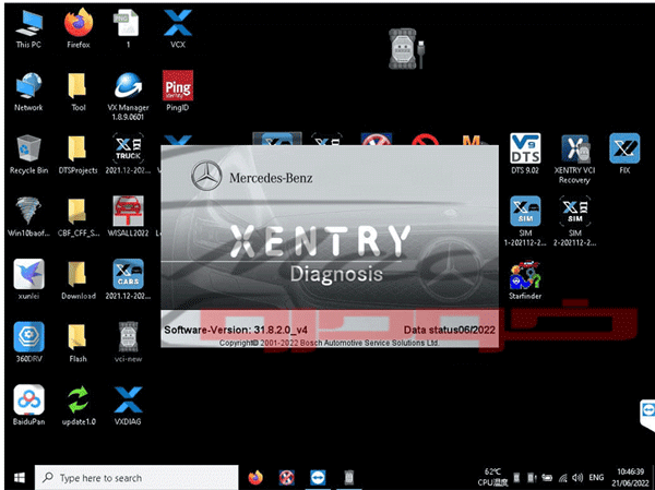 نرم افزار xentry دیاگ STAR COMPACT 6