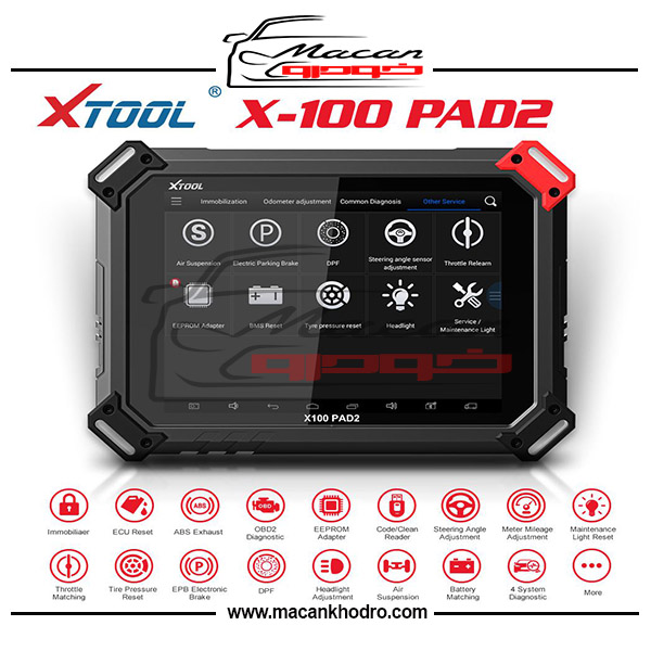 دستگاه تعریف سوییچ و اصلاح کیلومتر XTOOL X-100 PAD2
