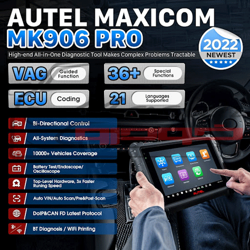 دیاگ مولتی برند Autel مدل MaxiCOM MK906PRO